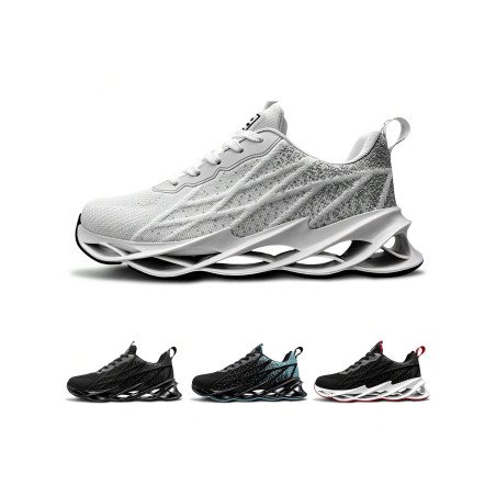 Zapatillas tenis blancos.