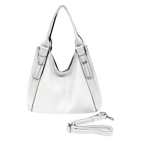 Bolso de mano para mujer MILANO, de piel de PU, minimalista, de lujo tranquilo, moda, negocios casuales, unicolor, alta
