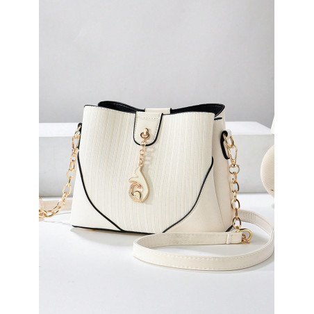 Bolso de cubo PLANEE 2024 Nueva gran capacidad, bolso versátil para mujeres para ir y venir, bolso cruzado pequeño, bolso de