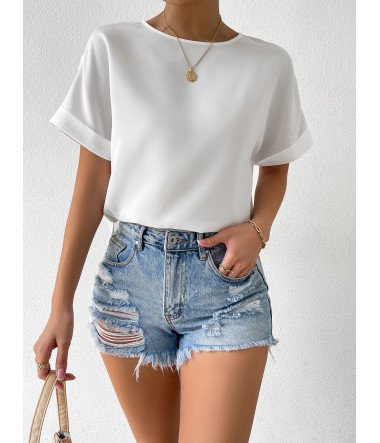 Blusa con mangas tipo...