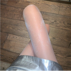 Pearlescent Silk Stockings...